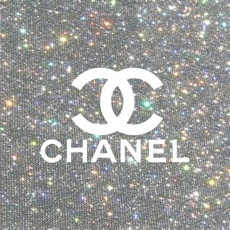 silver glitter chanel logo|Glitter Chanel Logo .